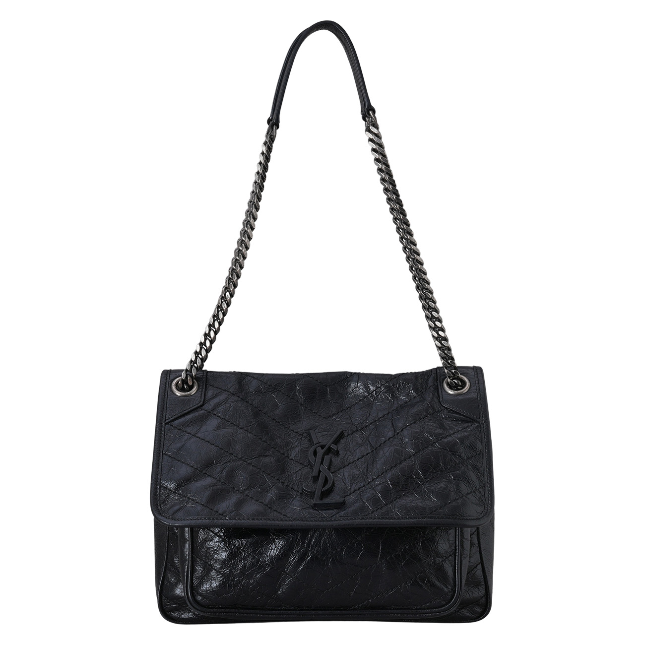 YVES SAINT LAURENT(USED)생로랑 498894 니키 미디움 체인 백